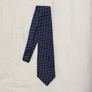 Ralph Lauren Blue Checkered Men's Tie
